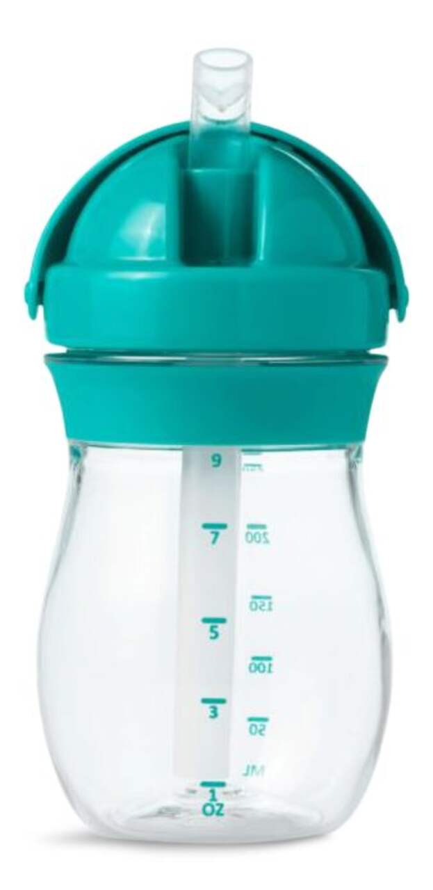 OXO Tot Transitions Straw Cup 9 oz Teal Pack of 1