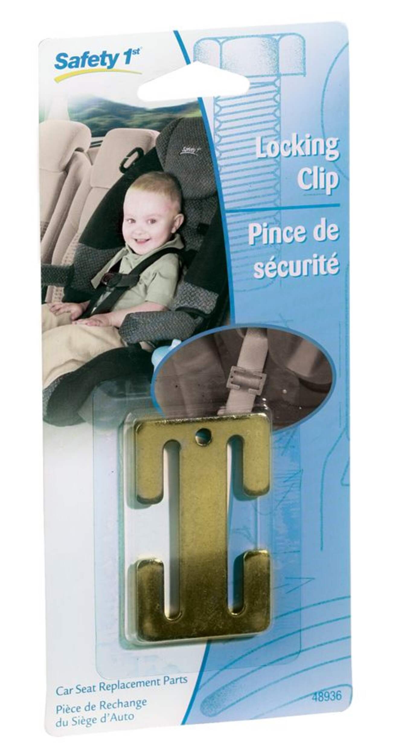 Safety 1st - Boucle de  verrouillable pour siège auto Front_Angled_Right