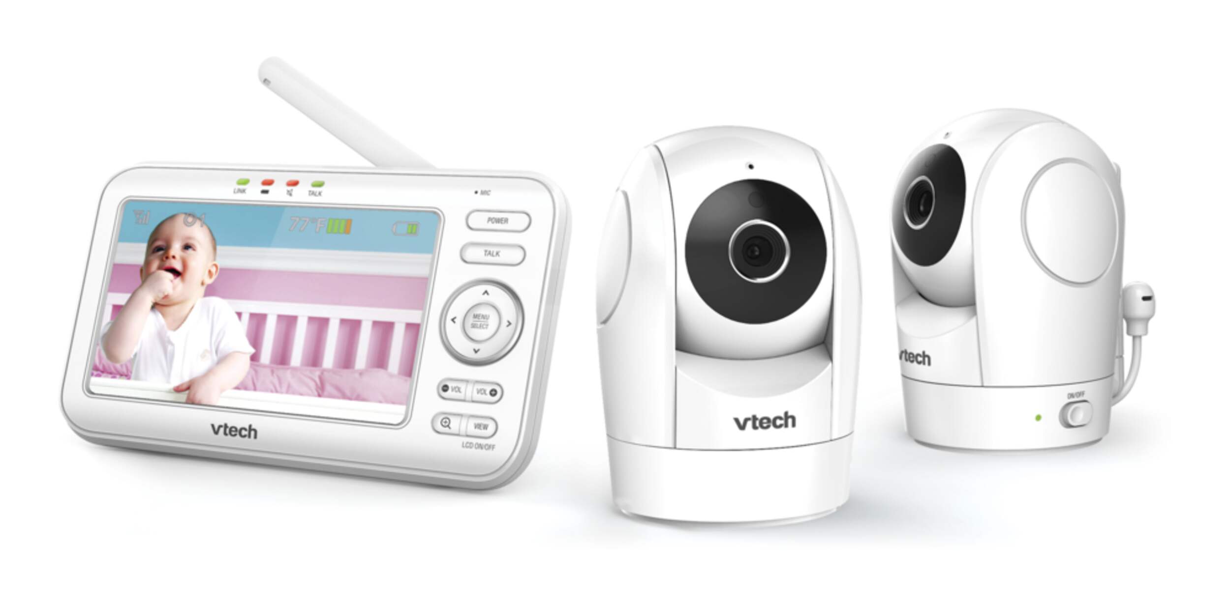VTech VM5262-2 Baby Monitors with 2 Cameras Composite_or_Mixed
