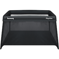 Harmony Play & Go Aluminum Portable Playard, Black Front_Elevated