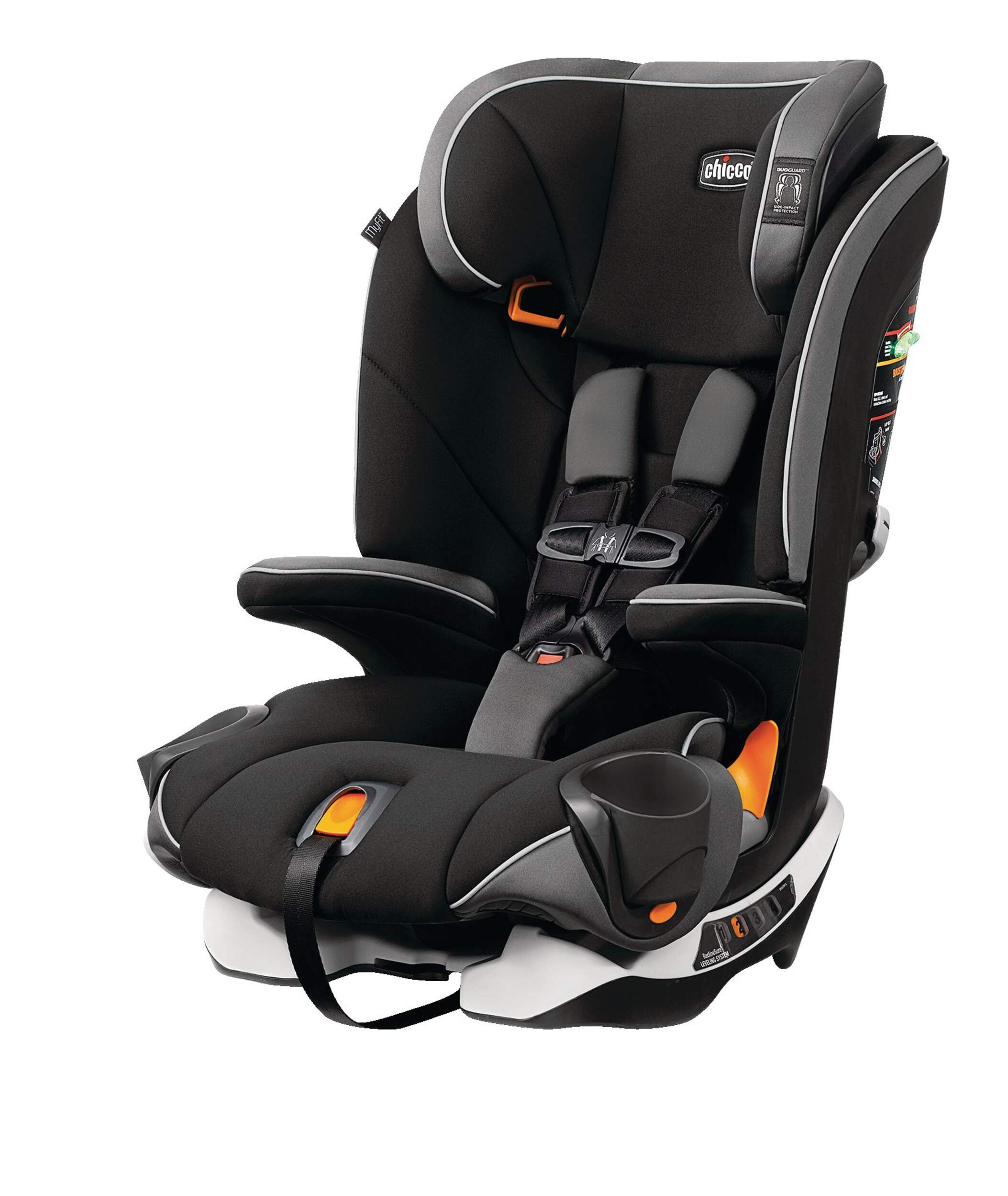 Chicco MyFit Harness & Booster Car Seat Front_Angled_Left