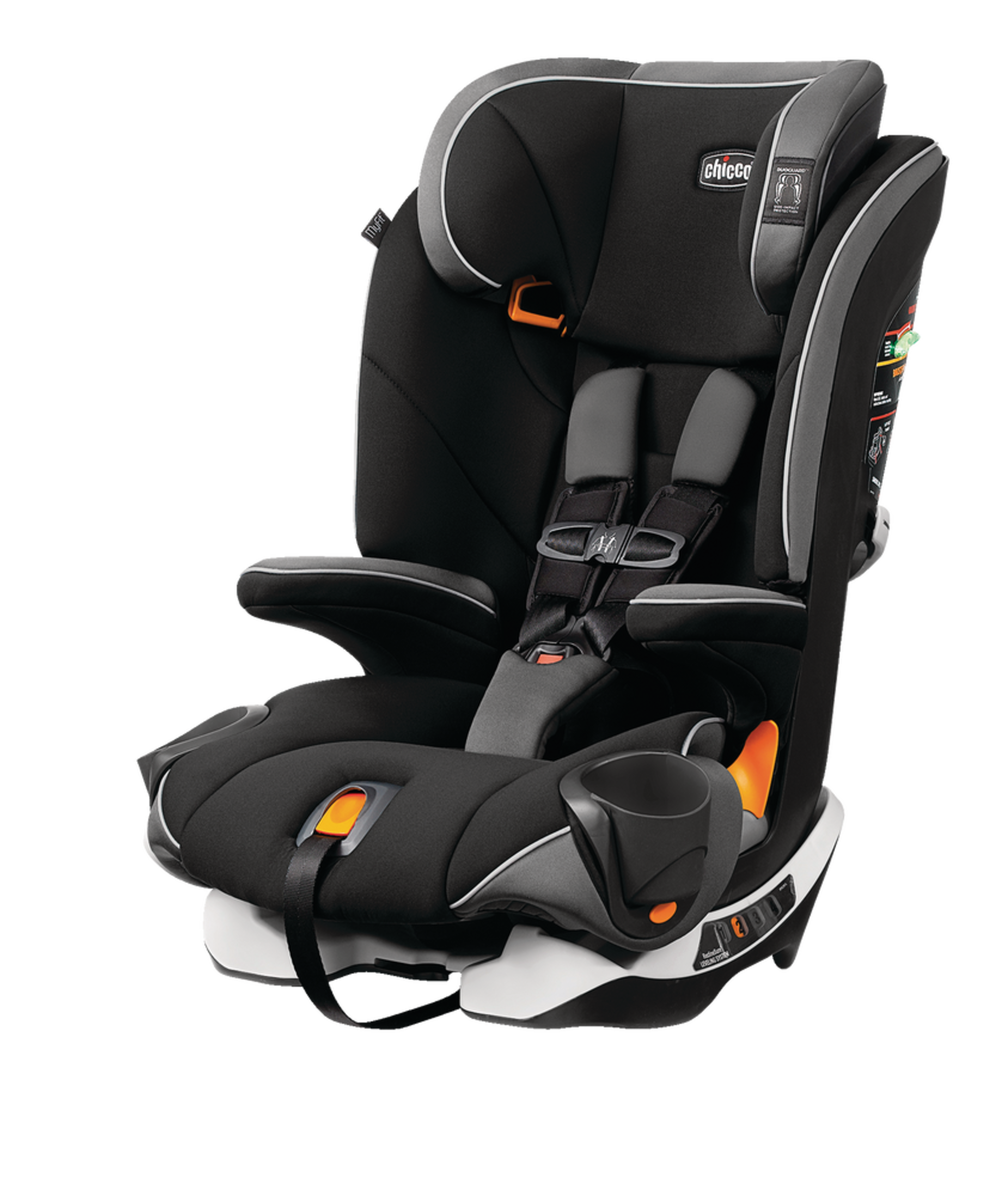 Chicco MyFit Harness & Booster Car Seat Front_Angled_Left