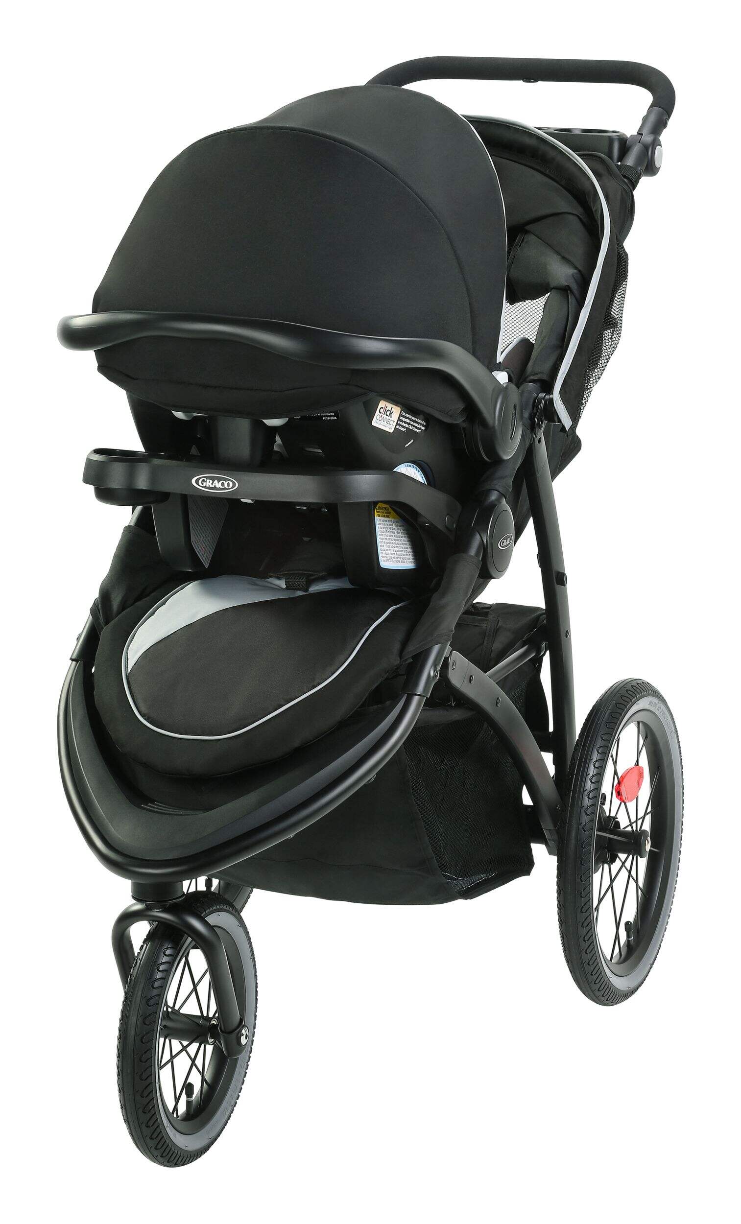 Graco FastAction Jogger LX Travel System Front_Angled_Left