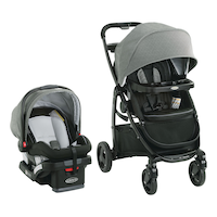 Graco Modes Travel System with SnugRide SnugLock 35 Infant Car Seat - Shift Front_Angled_Right