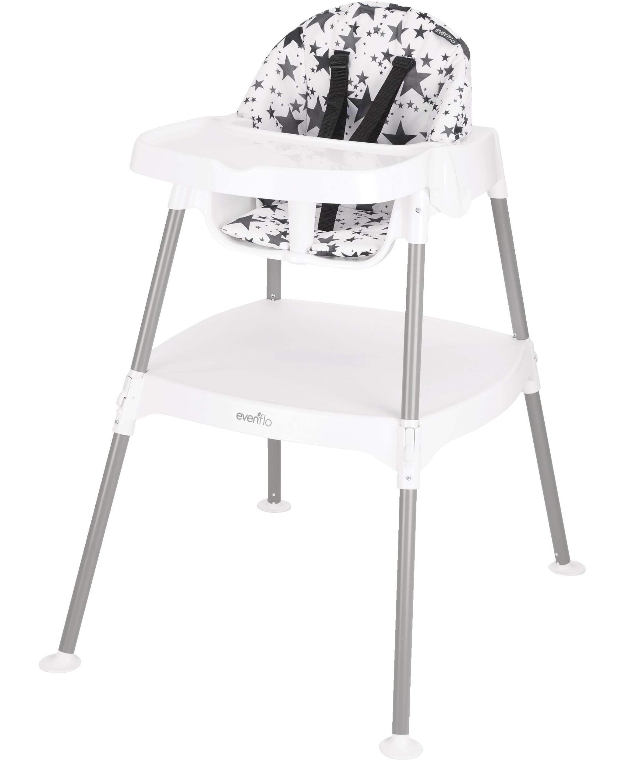 Evenflo 4-in-1 Eat & Grow High Chair Front_Three_Fourths_Angled_Left