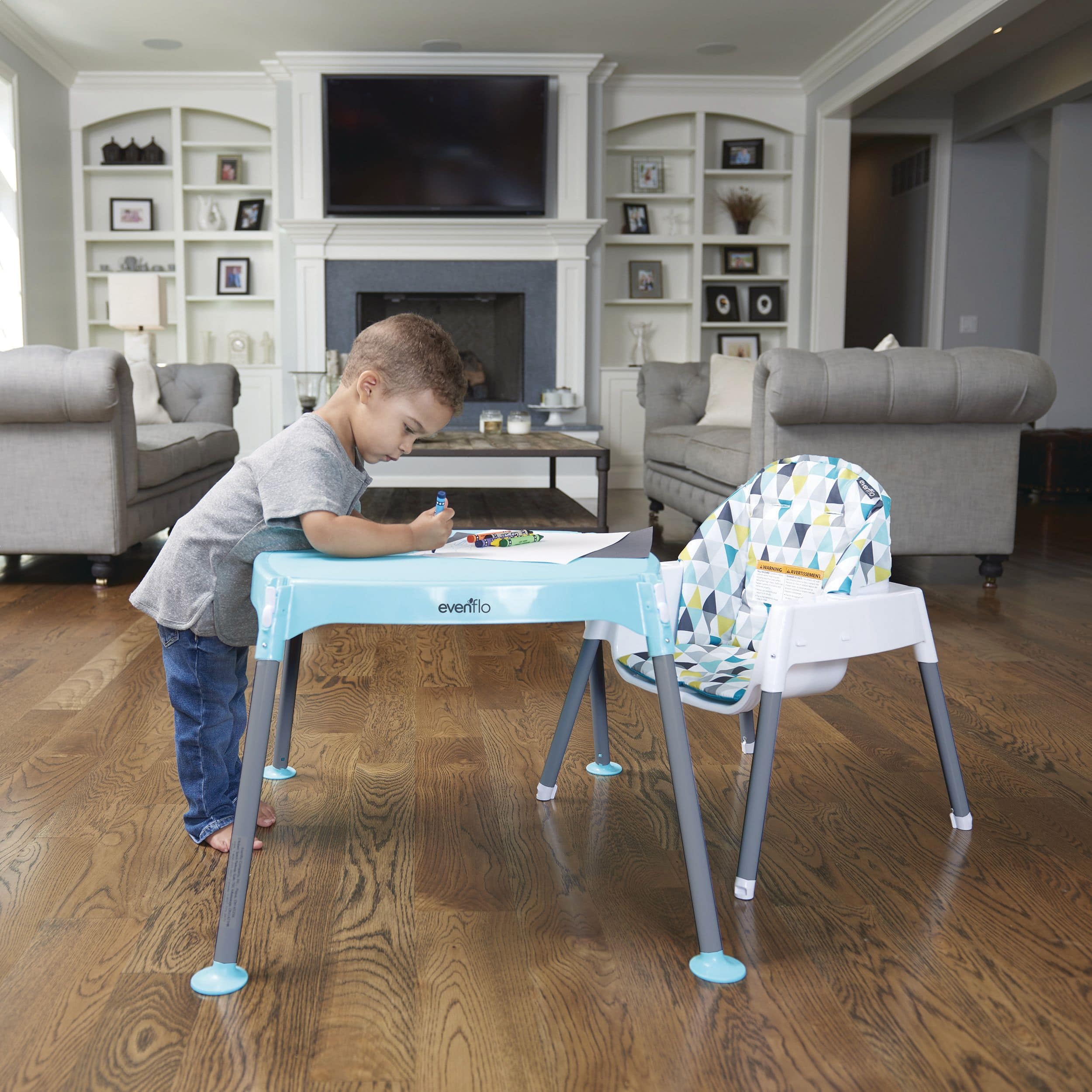 Evenflo high chair and 2024 table