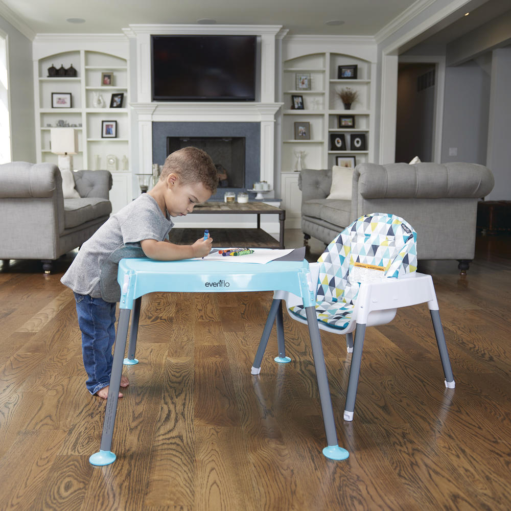 evenflo high chair table