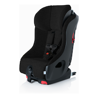 Clek Foonf Convertible Car Seat, Black Jersey Front_Angled_Left