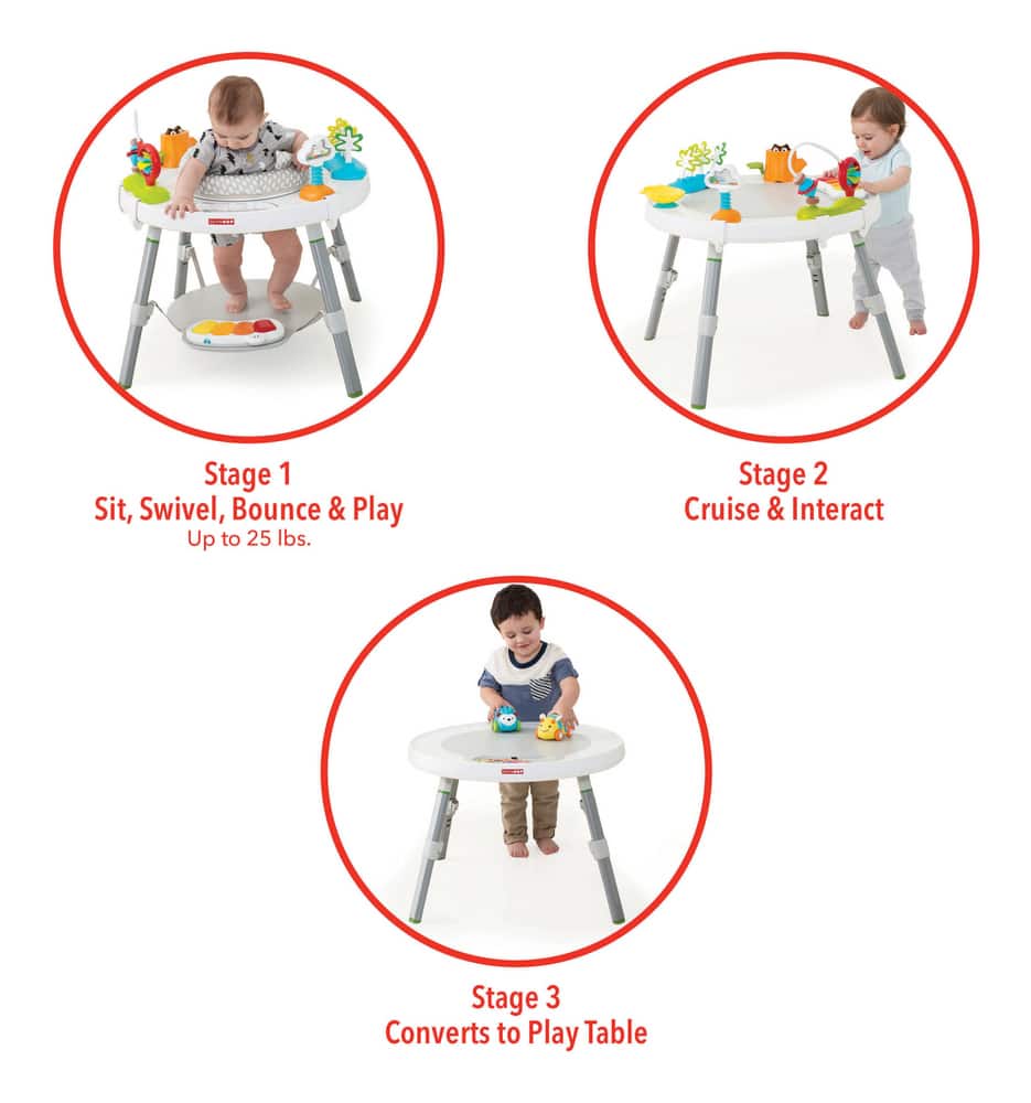 Explore & More Baby's View 3-Stage Activity Center
