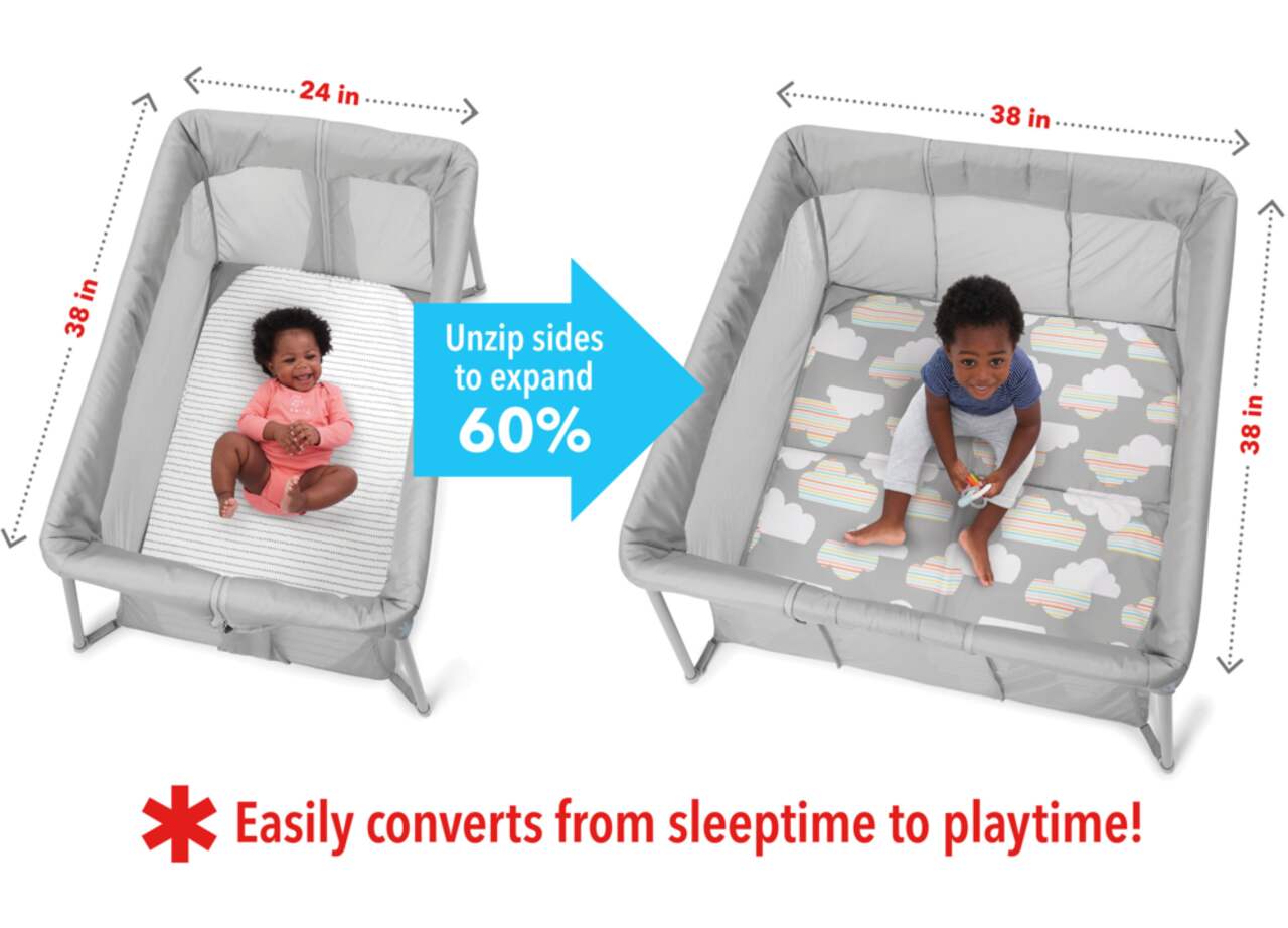 Expandable baby cribs best sale