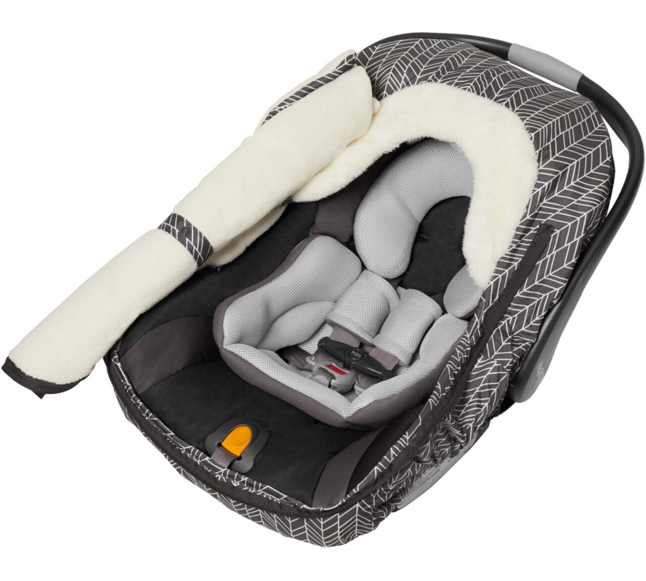 Skip Hop Stroll Go Car Seat Cover Grey Feather
