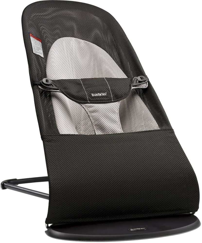 Baby bjorn bouncer shop black and white