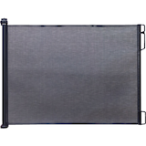Bily Retractable Baby Safety Gate, Black Front_Flat