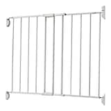 Safety 1st Top of Stairs Metal Gate, White Front_Angled_Left