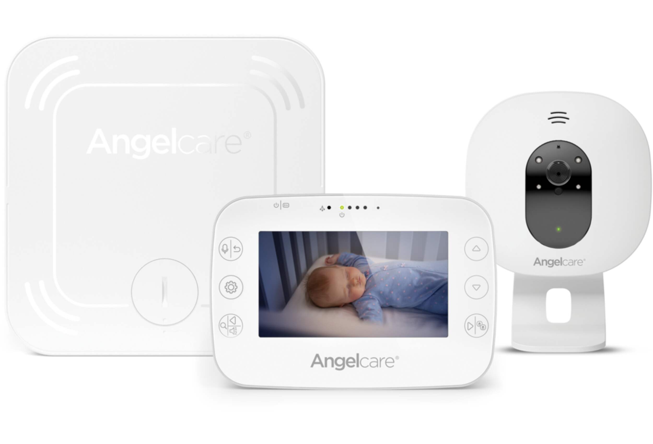 Angelcare - Moniteur de surveillance pour bébé avec controle de la respiration Front_Flat