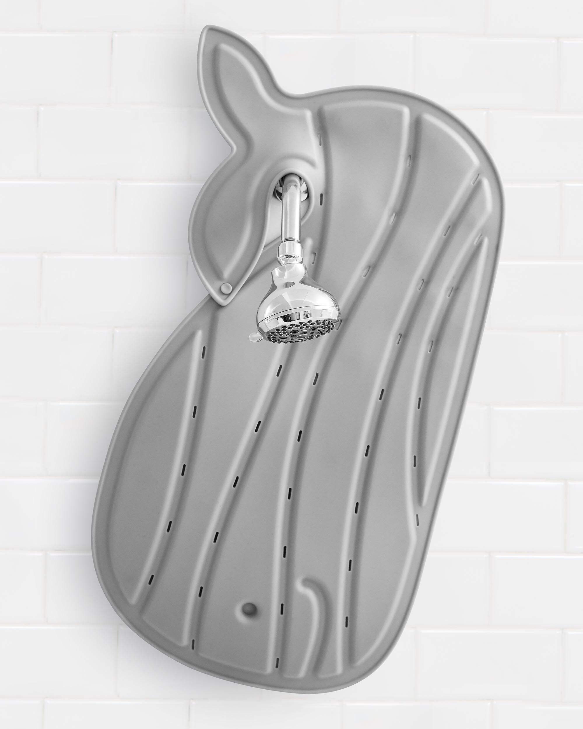 Skip Hop Moby Bath Tub Mat, Grey Front_Flat