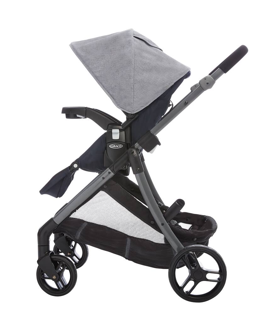 graco stroller with leather handle