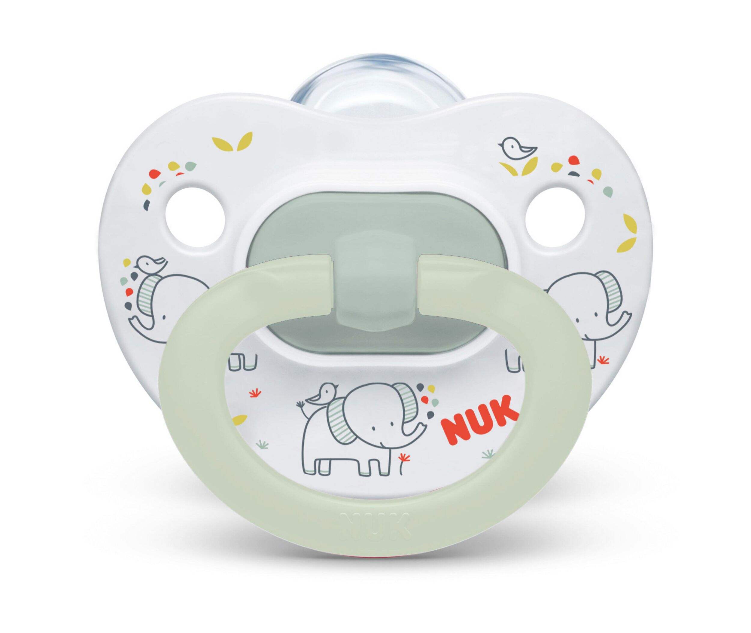 NUK Orthodontic Pacifiers, 0-6 Months, 2 Pack Front_Elevated