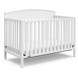 Graco Benton 4-in-1 Crib, White Front_Three_Fourths_Angled_Left