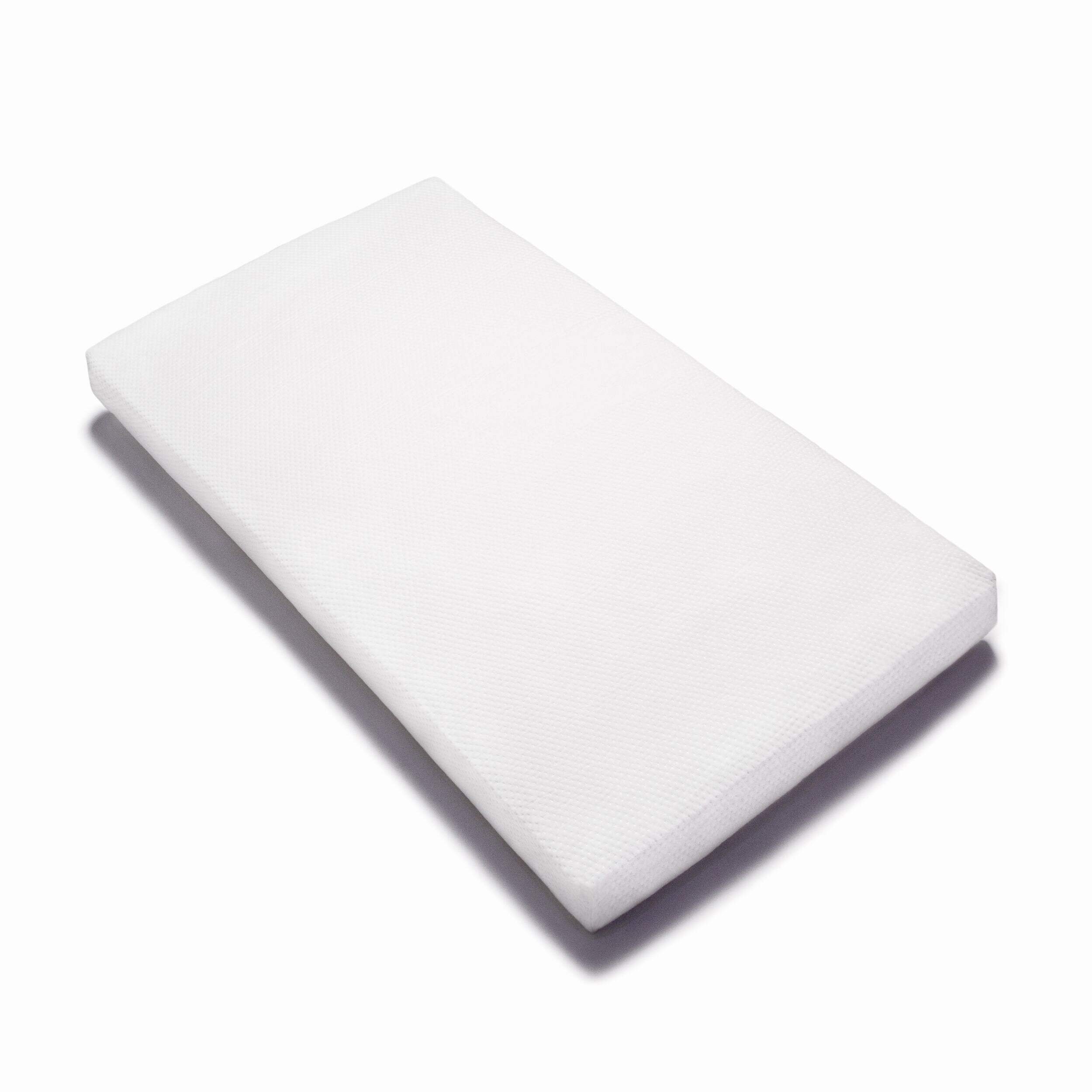 Graco Deluxe Foam Crib Mattress with Cover Front_Three_Fourths_Angled_Right