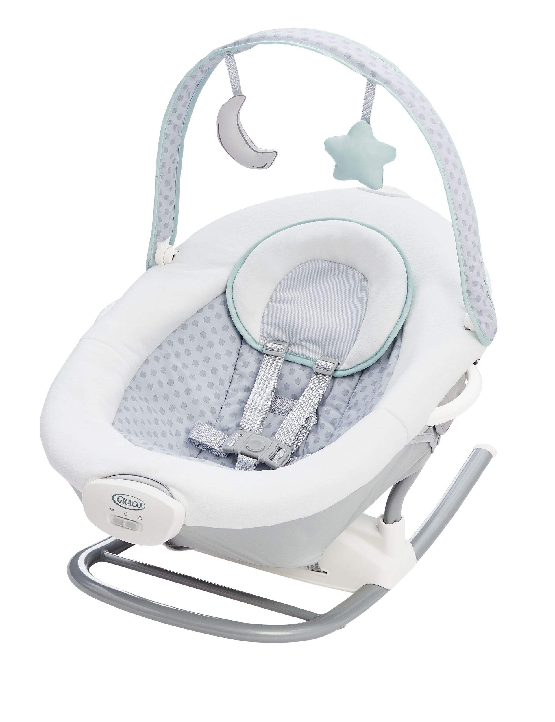 Graco Soothe 'n Sway Swing with Portable Rocker Front_Three_Fourths_Angled_Left