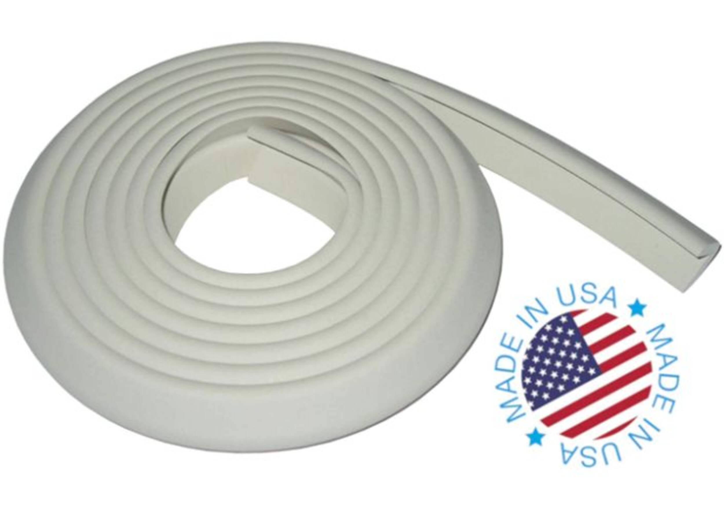 KidKusion White Safe Edge Cushion, 6-ft Front_Elevated