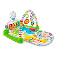 Fisher-Price Deluxe Kick and Play Piano Gym, Green Front_Three_Fourths_Angled_Right