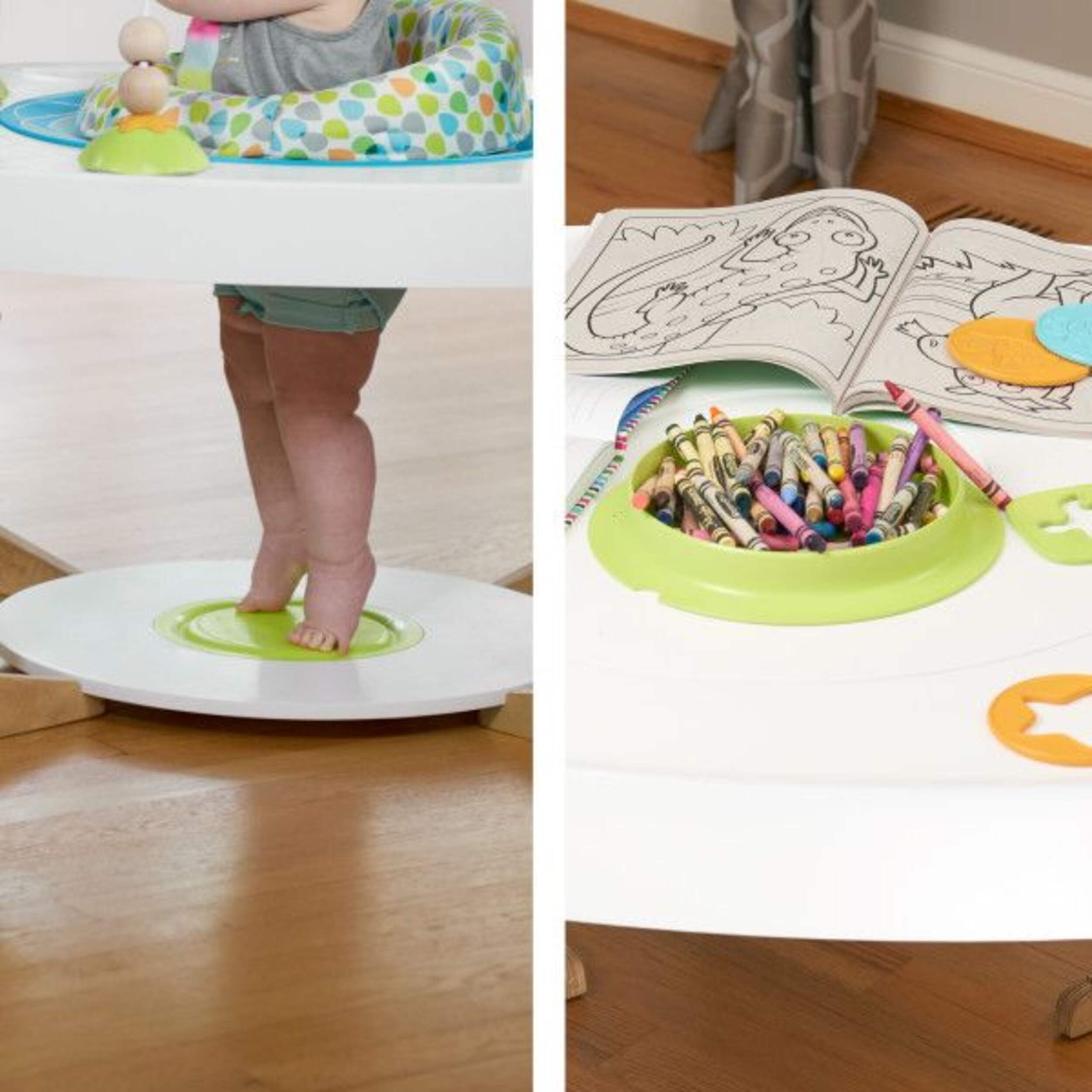 Evenflo ExerSaucer Gleeful Sea Centre d'activités et table d’art 2en