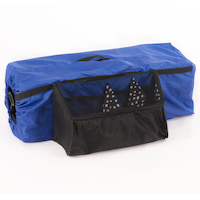 Evenflo Portable BabySuite Deluxe Playpen Front_Angled_Right