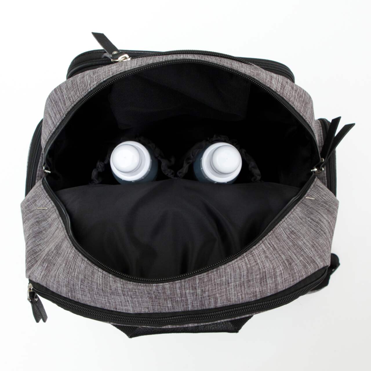 Baby Boom Deluxe Backpack Diaper Bag w Changing Pad Laptop Pocket Grey Canadian Tire