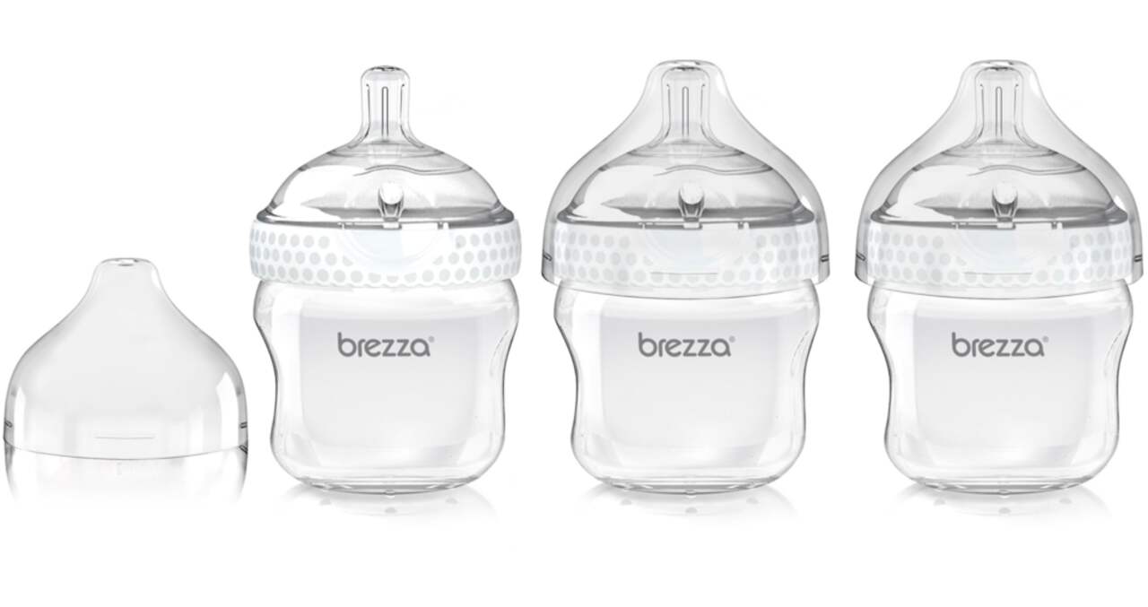 Baby Brezza - Biberon en polypropylène, blanc, 5 oz