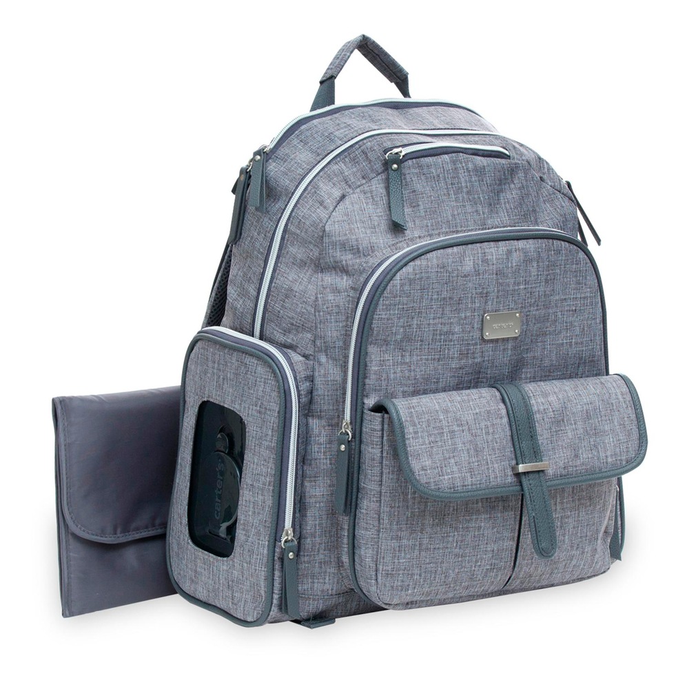 Carter's Cross Hatch Sport Backpack Diaper Bag, Grey Canadian Tire