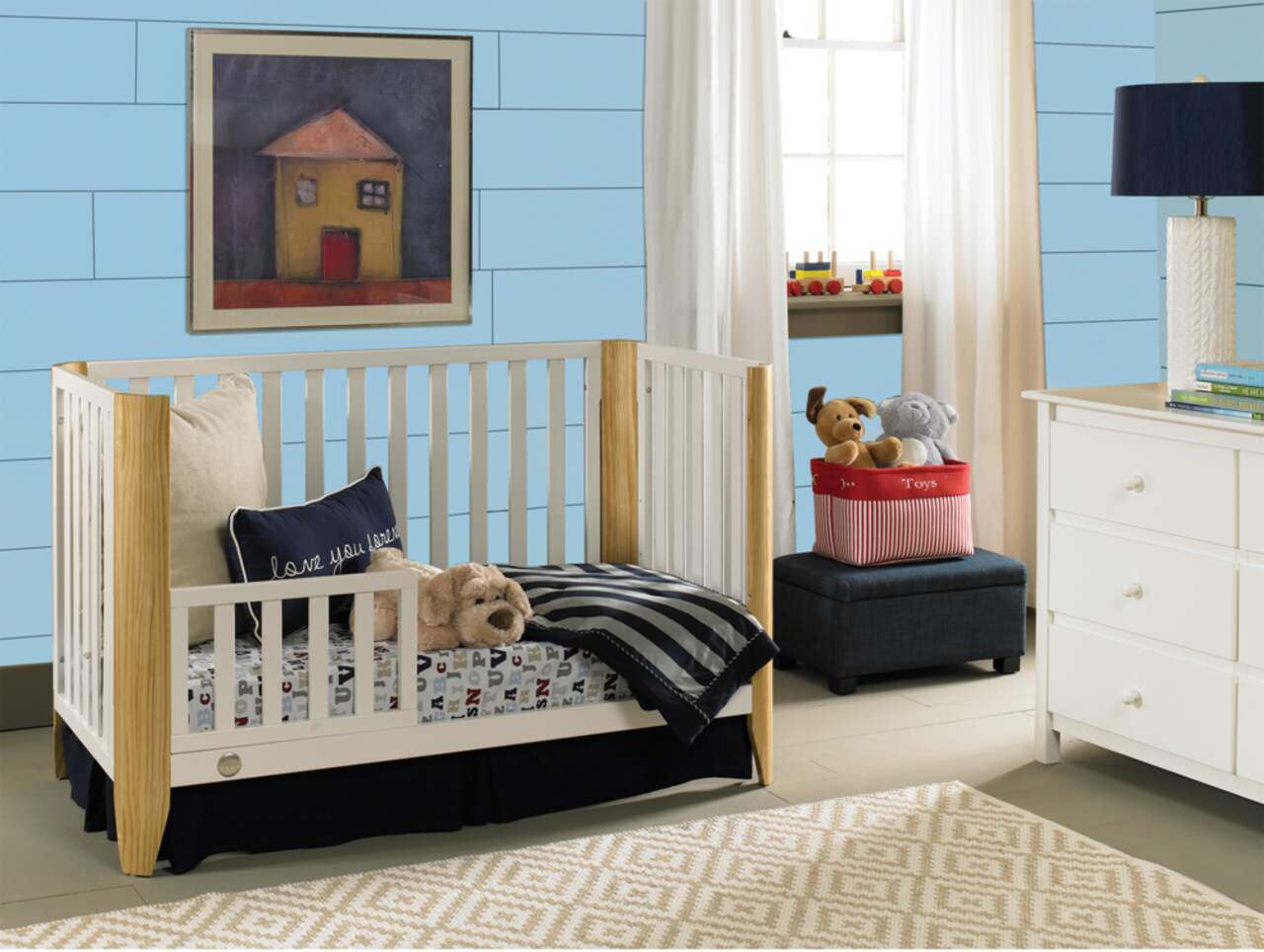 Fisher Price Jaxon Island Crib Snow White Natural Canadian Tire