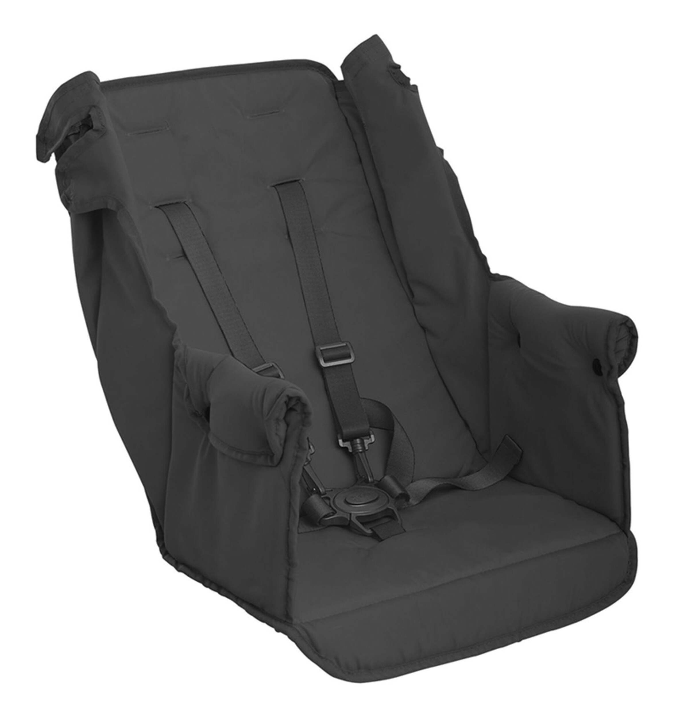 Joovy Caboose Forward-Facing Stroller Seat Attachment, Black Front_Angled_Right