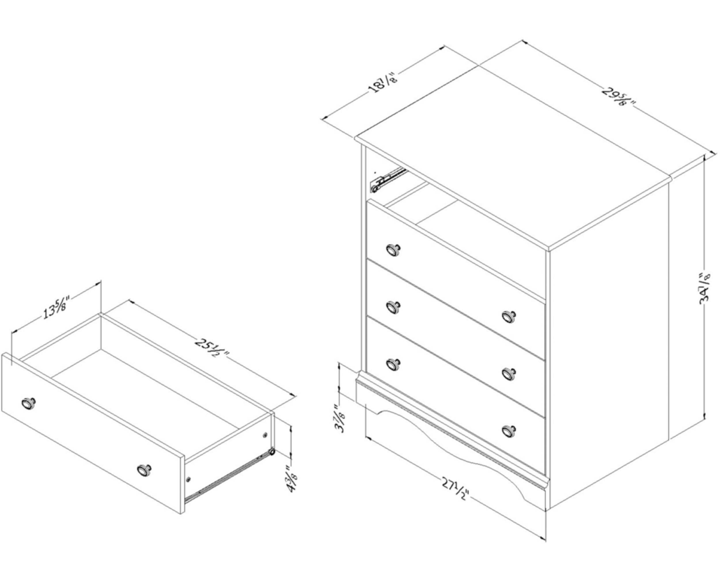 South Shore Angel 4Drawer Chest Canadian Tire
