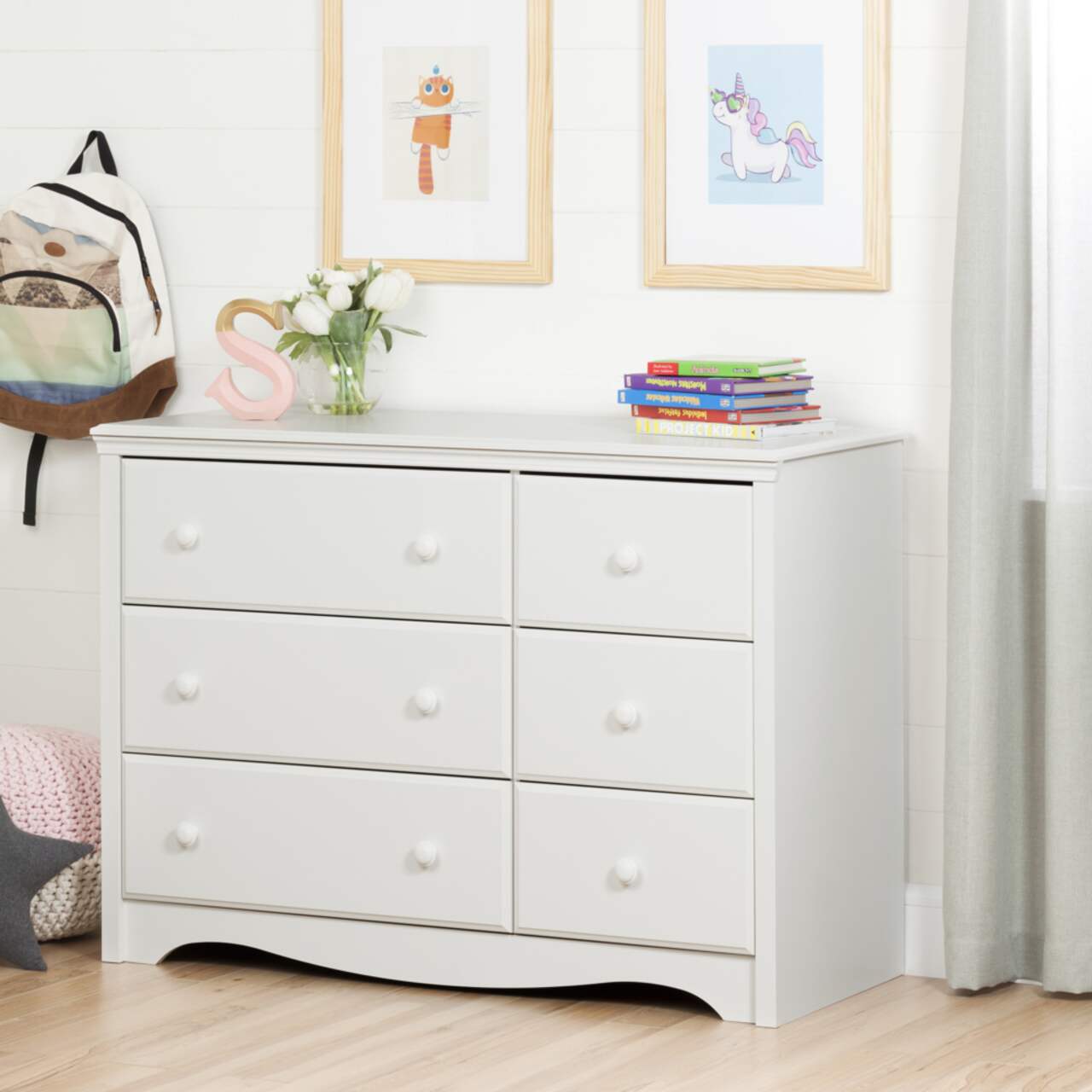 South Shore Angel Changing Table with 6 Drawers Canadian Tire