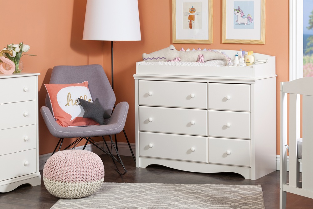 South Shore Angel Changing Table with 6Drawers Canadian Tire