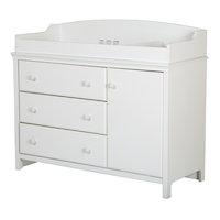 South Shore Cotton Candy Changing Table with Station