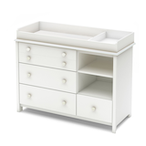 South Shore Little Smileys Changing Table with Station Front_Angled_Left