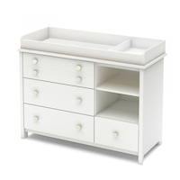 South Shore Little Smileys Changing Table with Station Front_Angled_Left