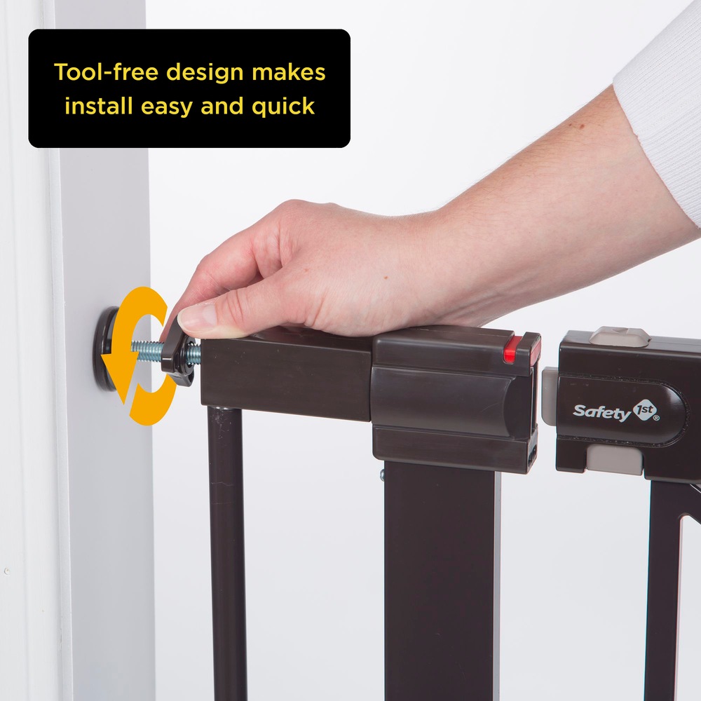 Safety 1st Easy Install Tall & Wide Walk Thru Baby Gate Canadian Tire