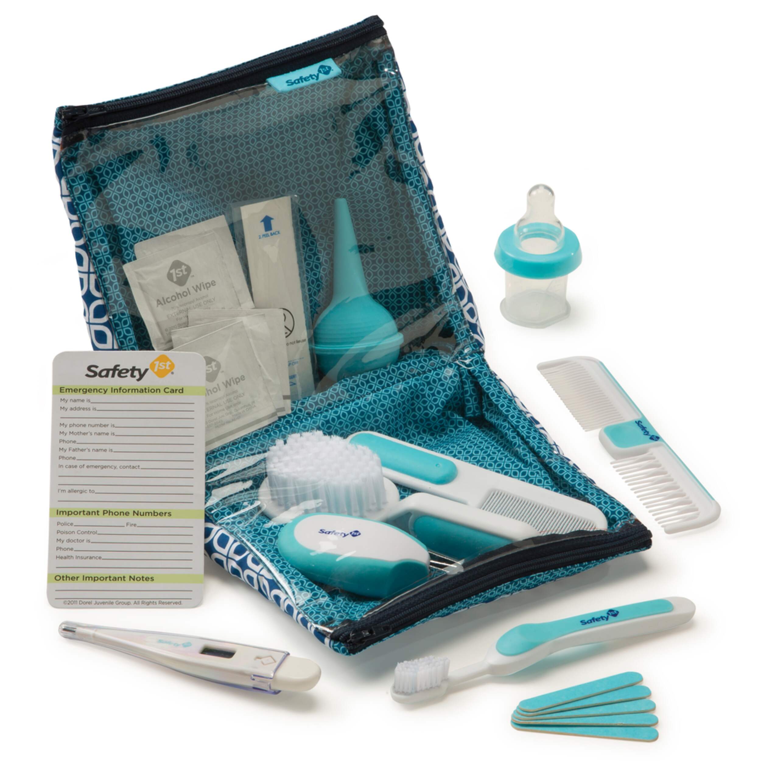 Safety 1st Deluxe Healthcare and Grooming Kit, Arctic Blue Composite_or_Mixed