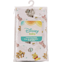 Disney Winnie the Pooh Crib Sheet & Ruffle Set Front_Flat
