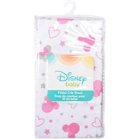 Disney Minnie Mouse Crib Sheet & Ruffle Set Front_Flat