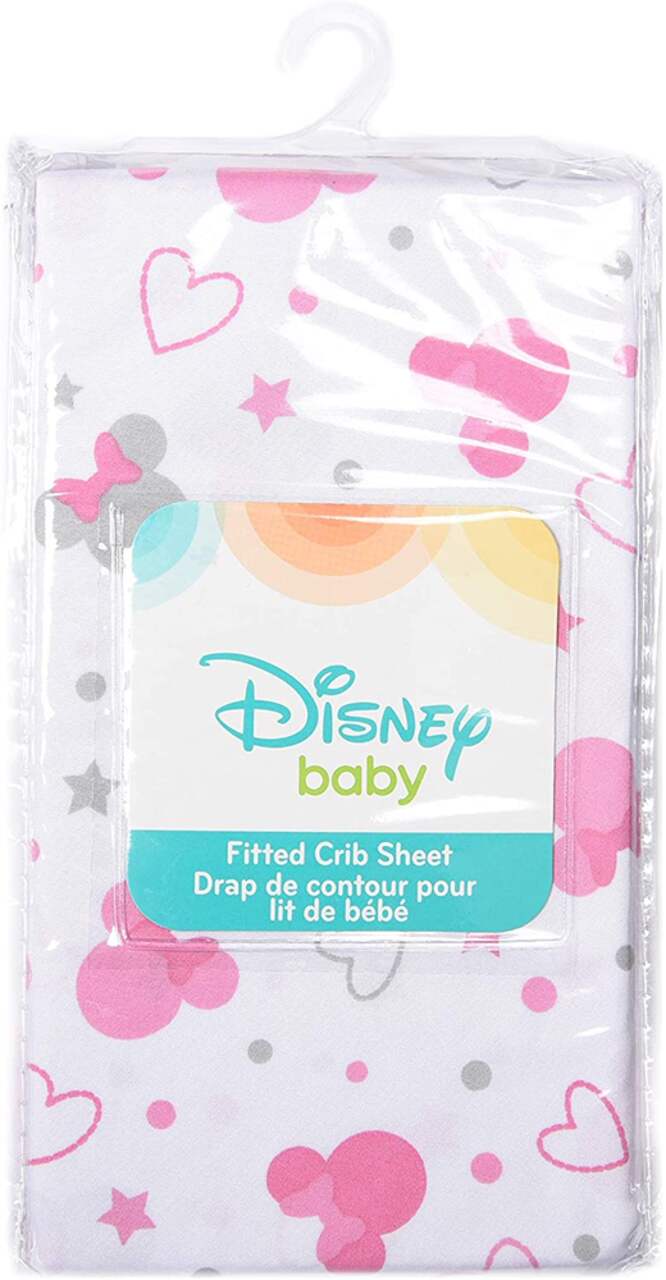 Disney Minnie Mouse Crib Sheet Ruffle Set Canadian Tire