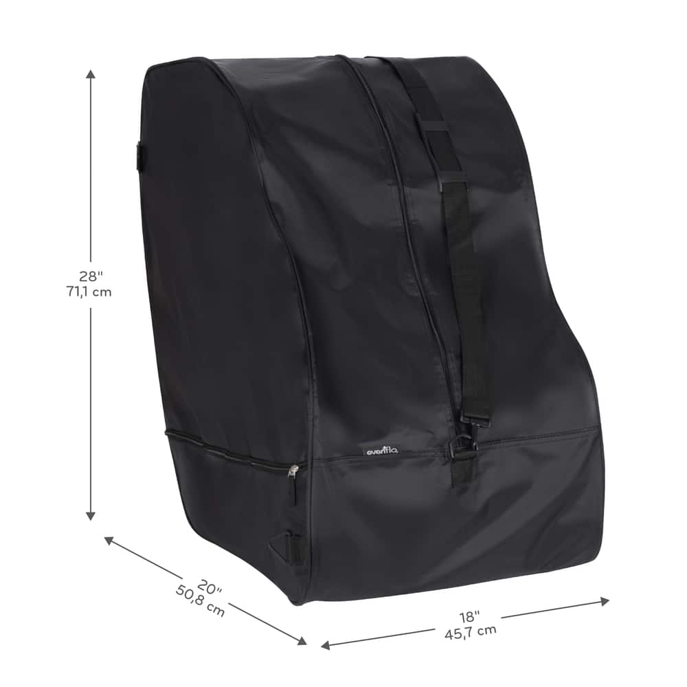 Evenflo Universal Fit Car Seat Travel Bag  Storage Bag, Black Canadian  Tire