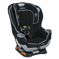 Graco Extend2Fit® Convertible Car Seat, Gotham Front_Three_Fourths_Angled_Right