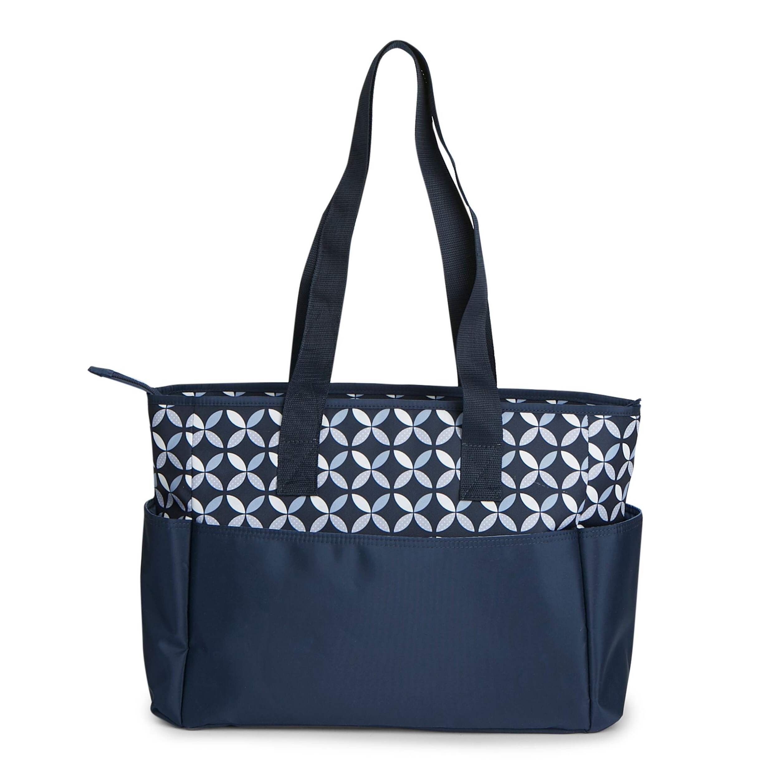 Baby Boom Ivy Tote Duffle Diaper Bag, Navy, 4pc Canadian Tire