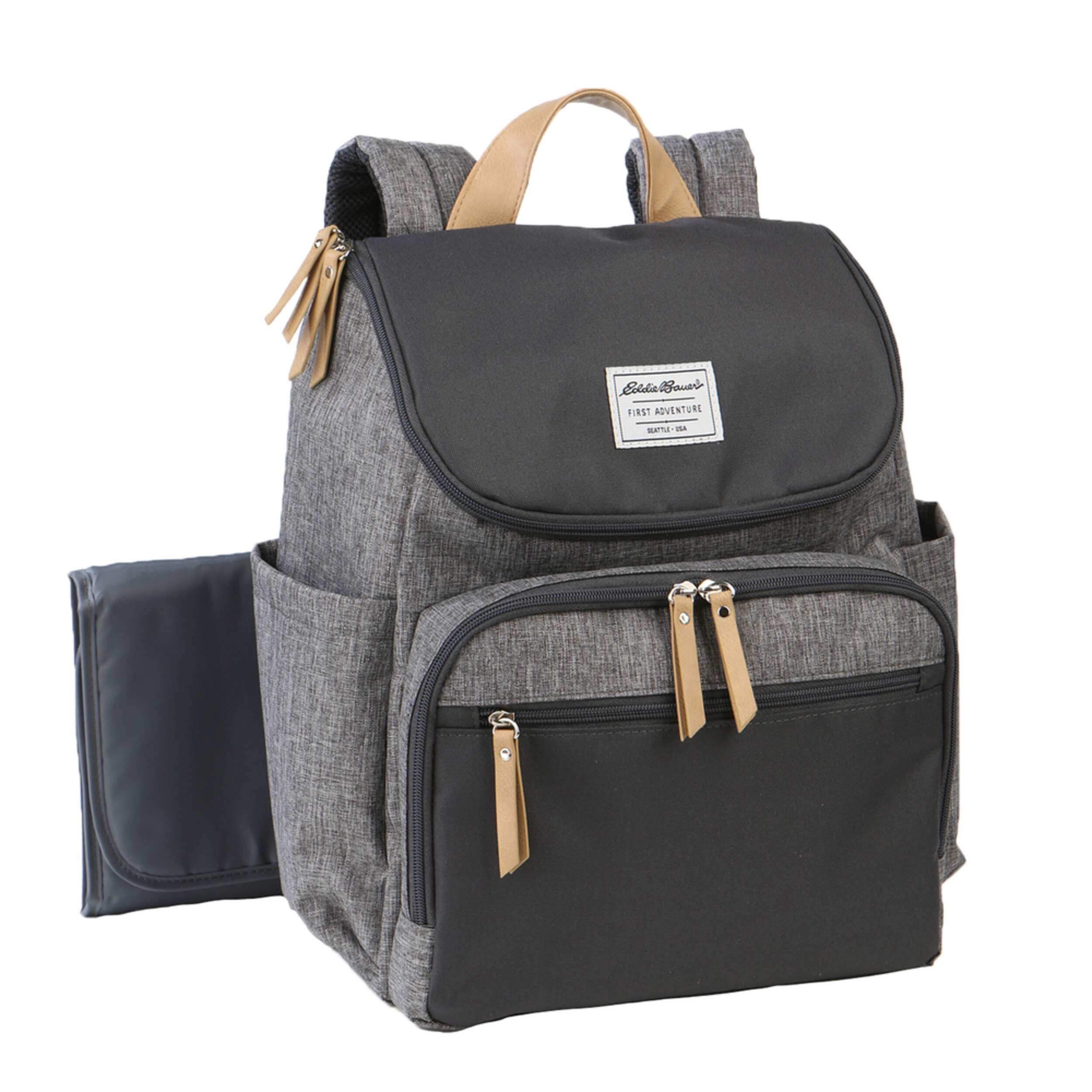 Eddie Bauer Ridgeline Backpack Diaper Bag Front_Three_Fourths_Angled_Right