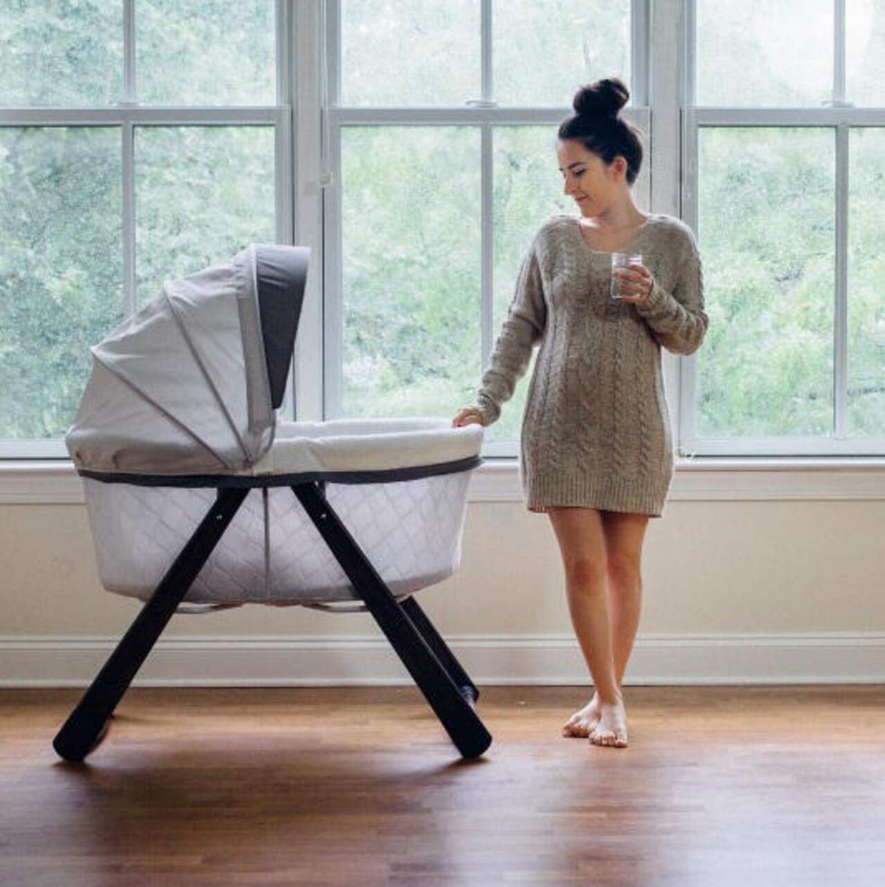 Ingenuity FoldAway Rocking Wood Bassinet Carrington Canadian Tire